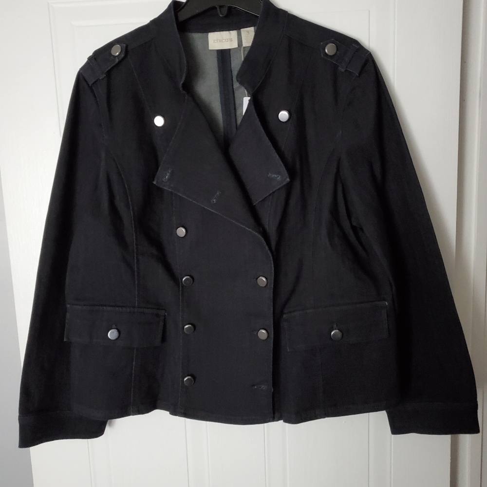 Chico's military stype jacket - NWT